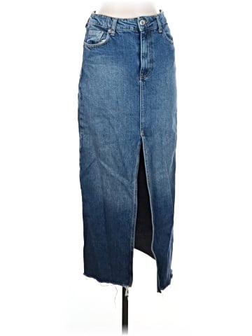 Stradivarius Denim Skirt (view 1)