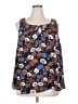 ModCloth 100% Polyester Brown Sleeveless Blouse Size 3X - photo 1