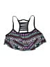Apt. 9 Aztec Or Tribal Print Purple Swimsuit Top Size M - photo 1