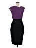 Bebe Color Block Purple Cocktail Dress Size M - photo 1