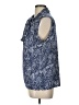 Tiffany & Grey Blue Sleeveless Blouse Size Lg Petite - photo 5