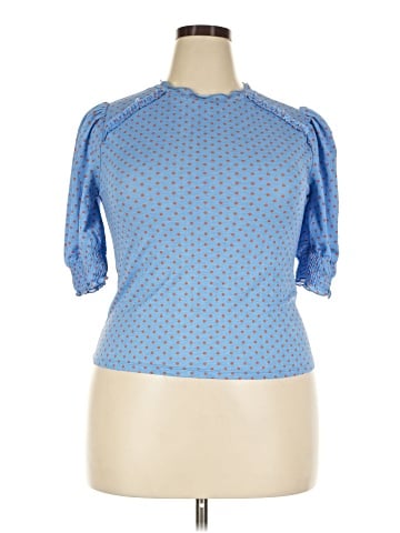 Zara W&B Collection 3/4 Sleeve Blouse (view 1)