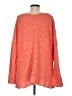 Free People Orange Pullover Sweater Size M - photo 2