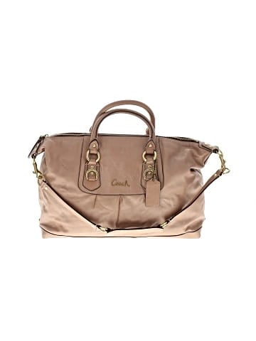 Coach Factory Leather Satchel (view 1)