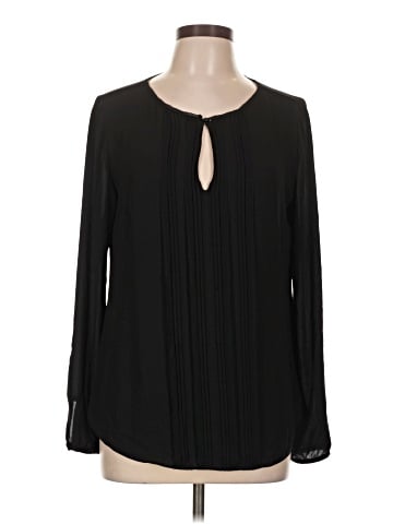White House Black Market Long Sleeve Blouse (view 1)