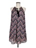 Moa Moa Chevron-herringbone Blue Casual Dress Size M - photo 1