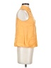Equipment 100% Silk Yellow Sleeveless Silk Top Size XS - photo 4