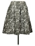 J.Crew 100% Silk Camo Gray Silk Skirt Size 6 - photo 1