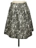 J.Crew 100% Silk Camo Gray Silk Skirt Size 6 - photo 2