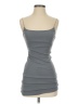 Pull&Bear Solid Gray Cocktail Dress Size S - photo 1