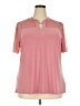Atelier Pink Short Sleeve Blouse Size 3X - photo 1