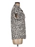 BCBGMAXAZRIA Animal Print Ivory Short Sleeve Blouse Size M - photo 4
