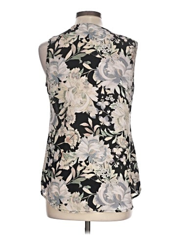 Rose + Olive Sleeveless Blouse (view 2)