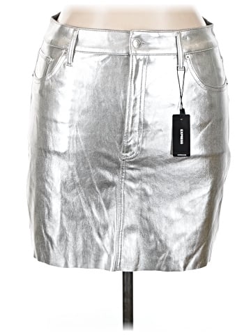 Express Faux Leather Skirt (view 1)