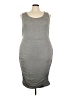 Torrid Solid Gray Casual Dress Size 4X Plus (4) - photo 1