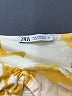 Zara Tropical Yellow Cocktail Dress Size M - photo 7