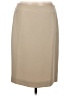 Ann Taylor LOFT 100% Polyester Solid Tan Formal Skirt Size 8 - photo 1