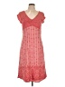 Athleta Paisley Red Casual Dress Size L (tall) - photo 1