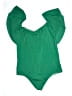 Just Fab Solid Green Swimsuit Top Size 3X - photo 2
