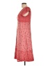 Athleta Paisley Red Casual Dress Size L (tall) - photo 5