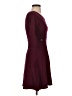BCX Solid Burgundy Casual Dress Size XXS - photo 4