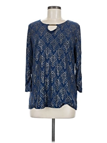 JM Collection 3/4 Sleeve Top (view 1)