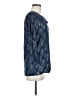 JM Collection Blue 3/4 Sleeve Top Size M - photo 4