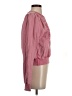 Pilcro 100% Cotton Paisley Pink Pullover Sweater Size XS - photo 4