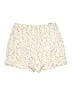 Express Polka Dots Ivory Shorts Size 8 - photo 1