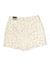 Express Polka Dots Ivory Shorts Size 8 - photo 2