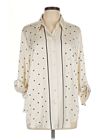 MNG 3/4 Sleeve Button-Down Shirt (view 1)