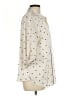 MNG Polka Dots Ivory 3/4 Sleeve Button-Down Shirt Size 12 - photo 4