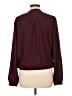 Nine Britton Burgundy Long Sleeve Blouse Size L - photo 2