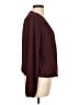 Nine Britton Burgundy Long Sleeve Blouse Size L - photo 4