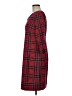 Talbots Plaid Red Casual Dress Size 8 - photo 5