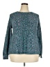 Faded Glory Tweed Teal Pullover Sweater Size 20 - photo 1