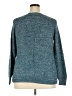 Faded Glory Tweed Teal Pullover Sweater Size 20 - photo 2