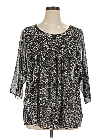 MICHAEL Michael Kors 3/4 Sleeve Blouse (view 1)