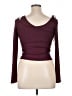 DAZY Burgundy Long Sleeve Top Size XL - photo 2