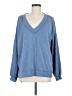 Altar'd State Blue Long Sleeve Blouse Size M - photo 1