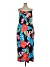 Assorted Brands Tropical Black Casual Dress Size XXL - photo 1
