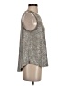 Deletta Silver Sleeveless T-Shirt Size XS - photo 4