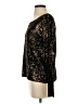 Sparkle & Fade 100% Acrylic Metallic Black Pullover Sweater Size S - photo 5