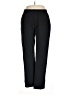 Hartford Solid Black Casual Pants Size L - photo 1