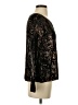 Sparkle & Fade 100% Acrylic Metallic Black Pullover Sweater Size S - photo 4