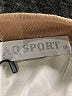 AQ-Sport Solid Stripes Tan Jacket Size 1X - photo 6