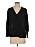 Aqua Black 3/4 Sleeve Blouse Size S - photo 1