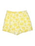 Ann Taylor Floral Yellow Shorts Size 10 - photo 1