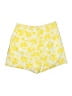 Ann Taylor Floral Yellow Shorts Size 10 - photo 2