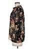 Sweet Rain 100% Polyester Floral Black 3/4 Sleeve Blouse Size M - photo 5